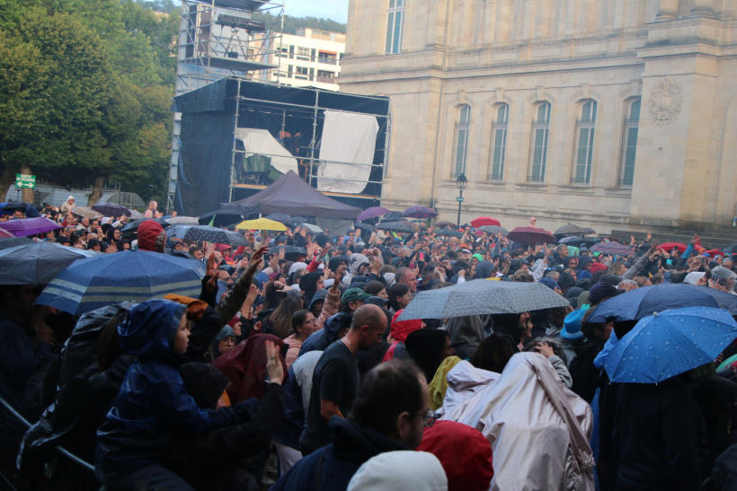 a pluie n'a pas arrêté le concert de BDA