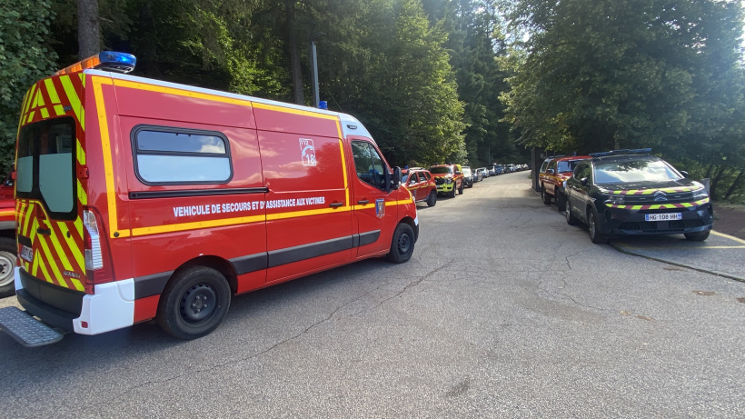 Pompiers, gendarmes et SAMU étaient sur place