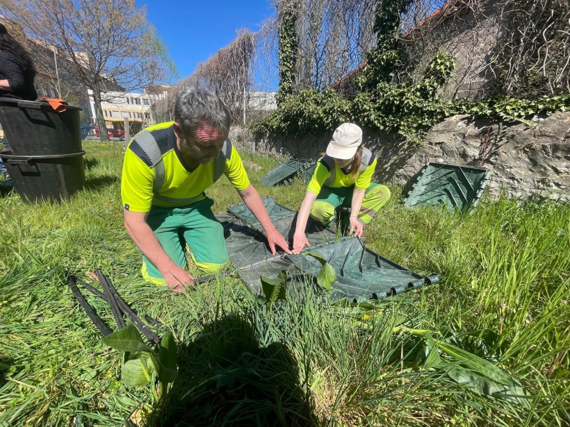 Stéphane et Aurore, maîtres composteurs 