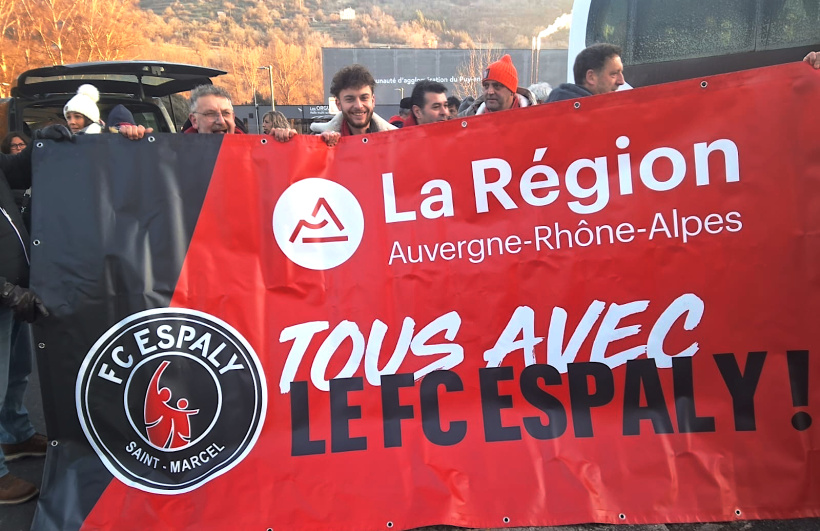 Tous avec le FC Espaly pour un choc entre David et Goliath. 