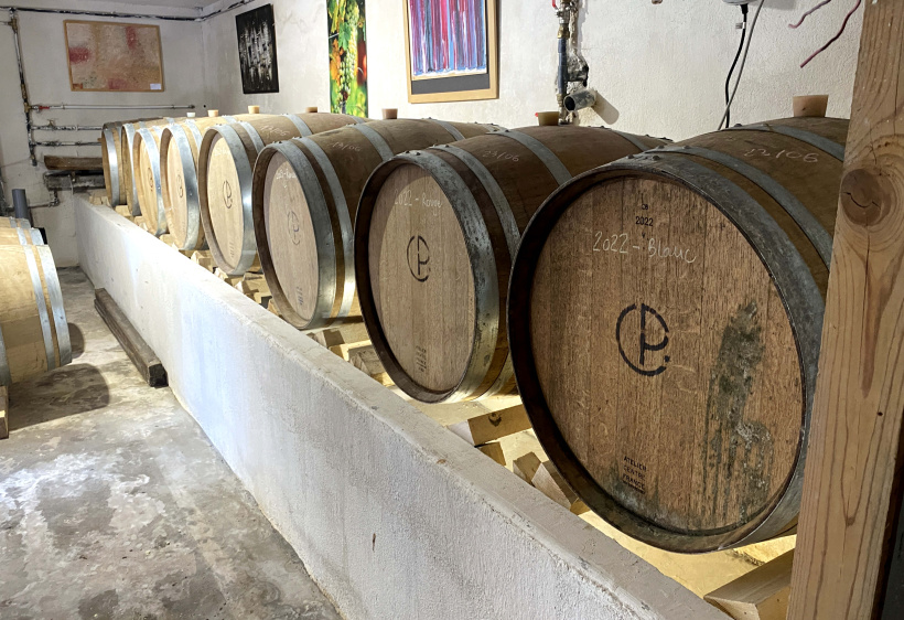 Ici, se cachent jalousement les nectars du domaine. 