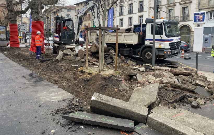 Le grand chantier du Breuil devrait durer environ dix semaines. 