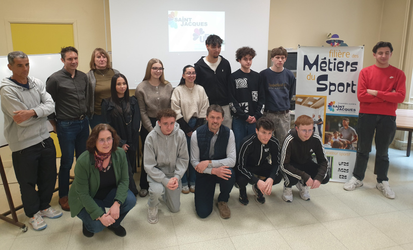 Les élèves de la section Bac Pro UF2S se déplaceront en peloton