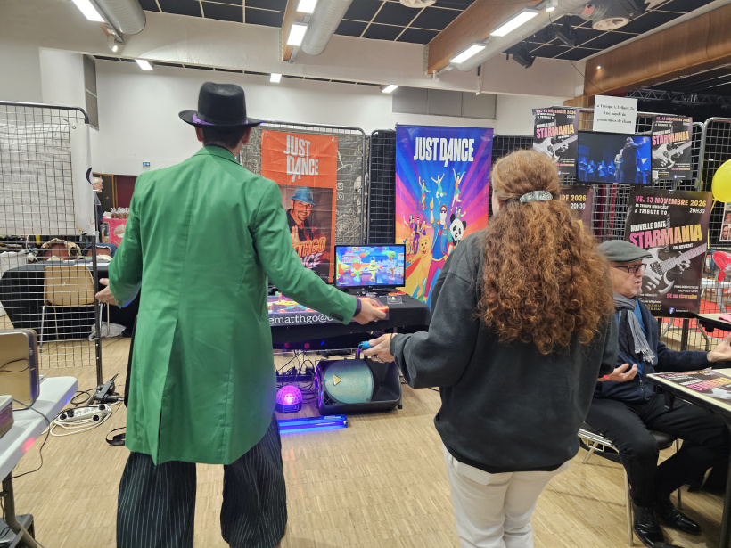 Une partie de Just Dance.