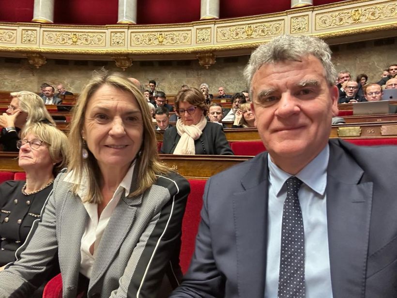 Jean-Pierre Vigier et Isabelle Valentin, députés de Haute-Loire