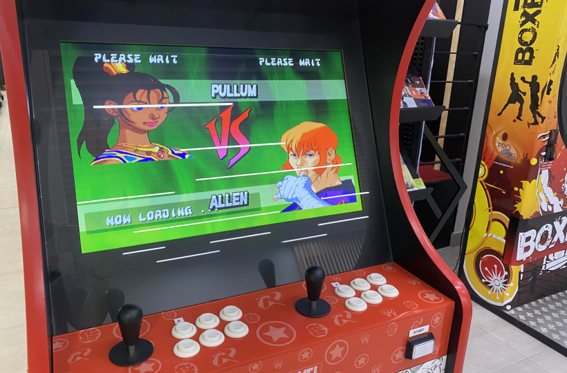 Un jeux d'arcade où se trouvaient Street Fighter mais aussi... Tétris 
