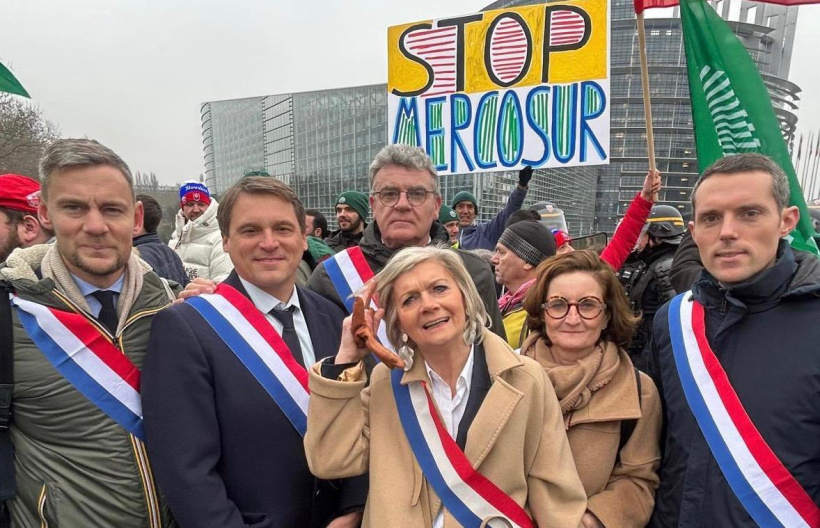JP Vigier avec d'autres parlementaires européens, vent debout contre le Mercosur.
