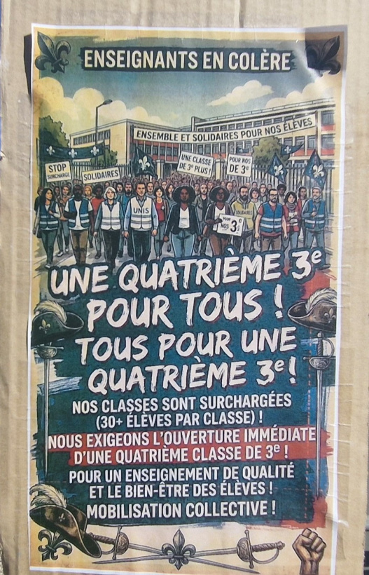 Enseignants en colères