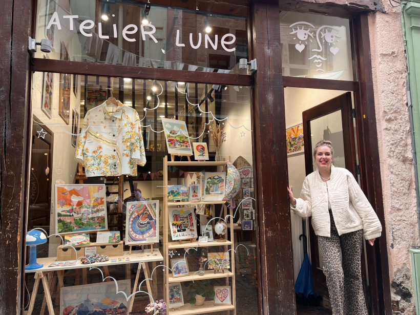 L'atelier lune est désormais ouvert au 10 de la rue Chènebouterie, au Puy