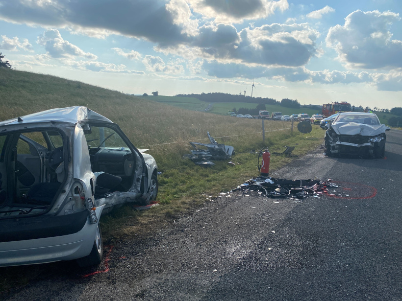 Accident à Moudeyres