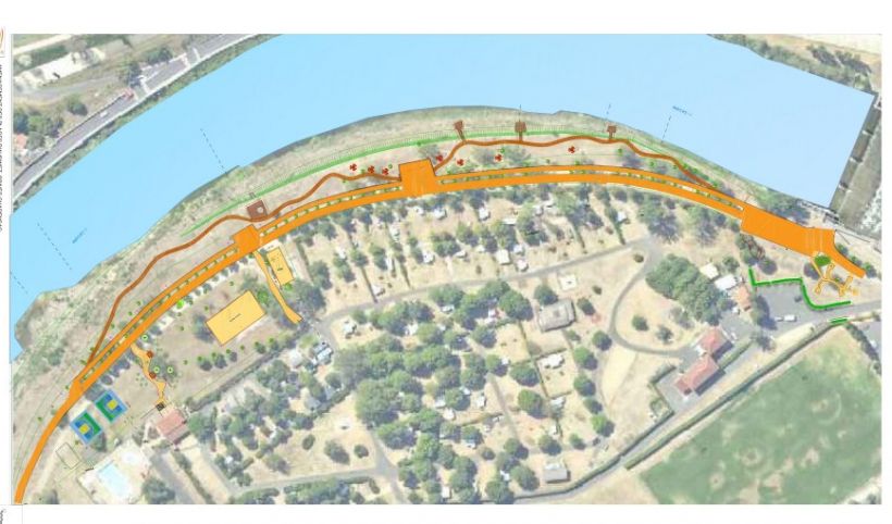 Lieu ciblé par l'étude concernant les aménagements à venir sur les bords de Loire.