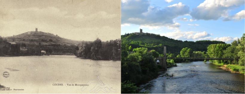 Pont suspendu de Coudes et Montpeyroux