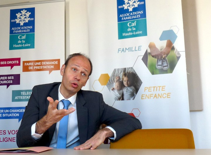 Olivier Potus, nouveau directeur de la CAF de la Haute-Loire