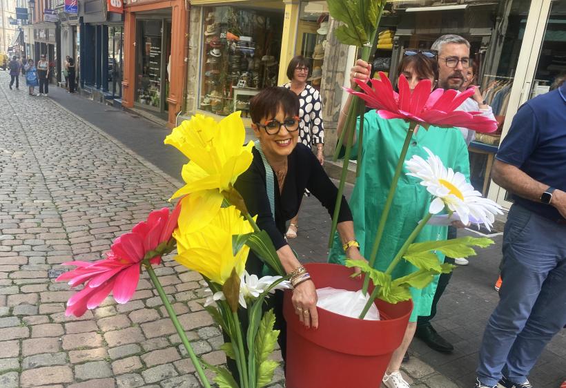 Sophie Broc, commerçante et dynamique jardinière urbaine.