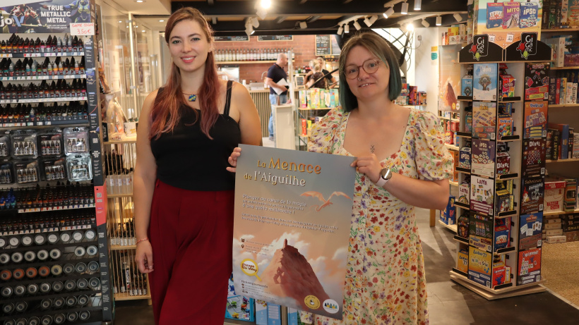 Clélie Giraud (Le Cercle des Mirages) et Sarah Palestro (Le Dé Café Inné)