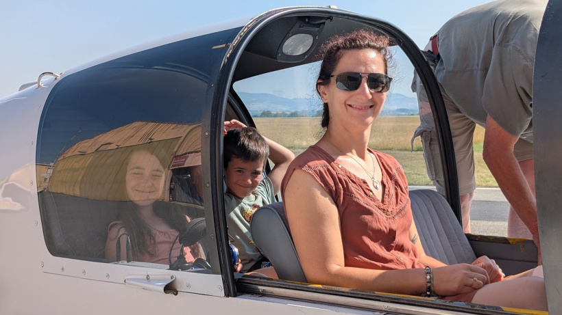 Elle est maman de trois enfants, quatre avec son entreprise