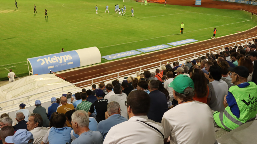 Les tribunes étaient bien remplies
